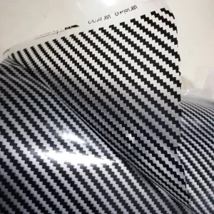 Big black wave carbon fiber hydro dip film