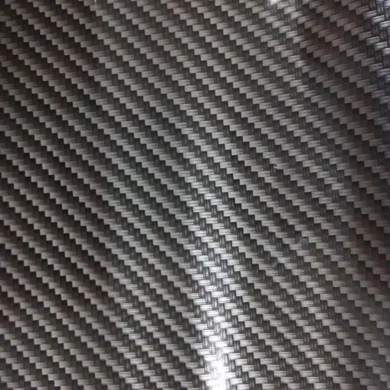 Black & silver carbon fiber hydro dip water transfer film