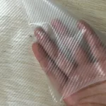 Transparent & silver regular carbon fiber hydro dip film