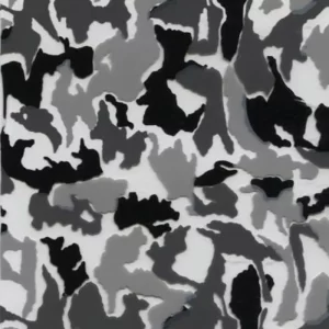 Black & grey & white colors camo hydro dipping film