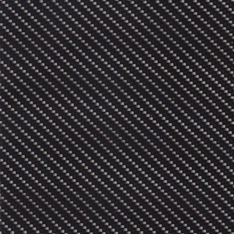 Black & white carbon fiber hydrographic film