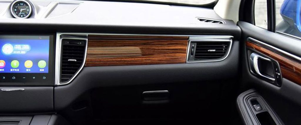 hydro dip wood grain for car dashboard